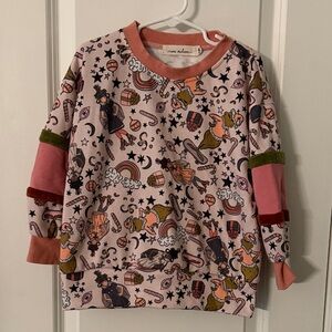 Pink the grinch Kids Sweatshirt